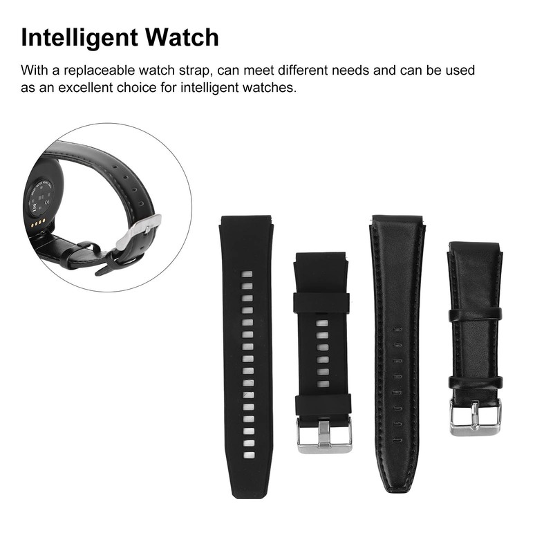Intelligent Watch Simple Stylish Black Body Temperature Monitoring Multifunctional Call