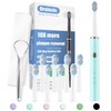 ORALEXIS Electric Toothbrush for Adults and Kids, with Tongue Scraper