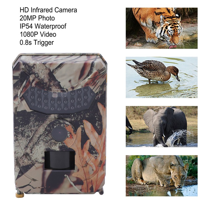 HD Infrared Camera IP56 Waterproof 20MP Picture 1080P Video Trail