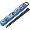 Skater ABS2AMAG-A Children's Antibacterial Sliding Chopsticks Case Set, Tomica 22