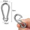 JOLIRSBOX Carabiner Stainless Steel Spring Hook Carabiner Set (2.0 inches