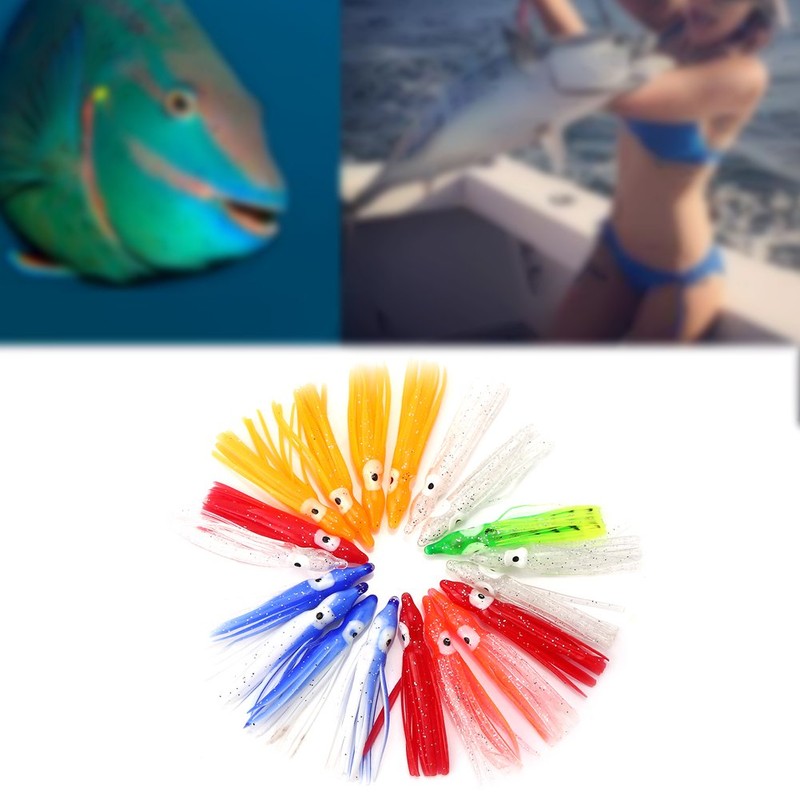 - Señuelos de Pesca con Calamar y cebos para Pesca