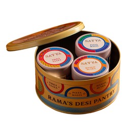 Satya Blends Indian Spice Gift Set - Rama's Desi Pantry, Includes Tikka Taaza, Pizza Masti & Mango Sutra - Vegan, Gluten Free, Farm to Spice, Low Sodium, Dye Free, Women Owned, Minority Owned (2.5oz, 3 Pack)