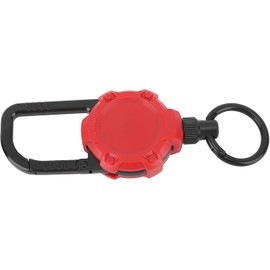 Llavero Retráctil, Fácil Extracción Magnético con Alambre Acero Inoxidable Mosquetón Llavero para Hombres Mujeres Viajeros Oficina