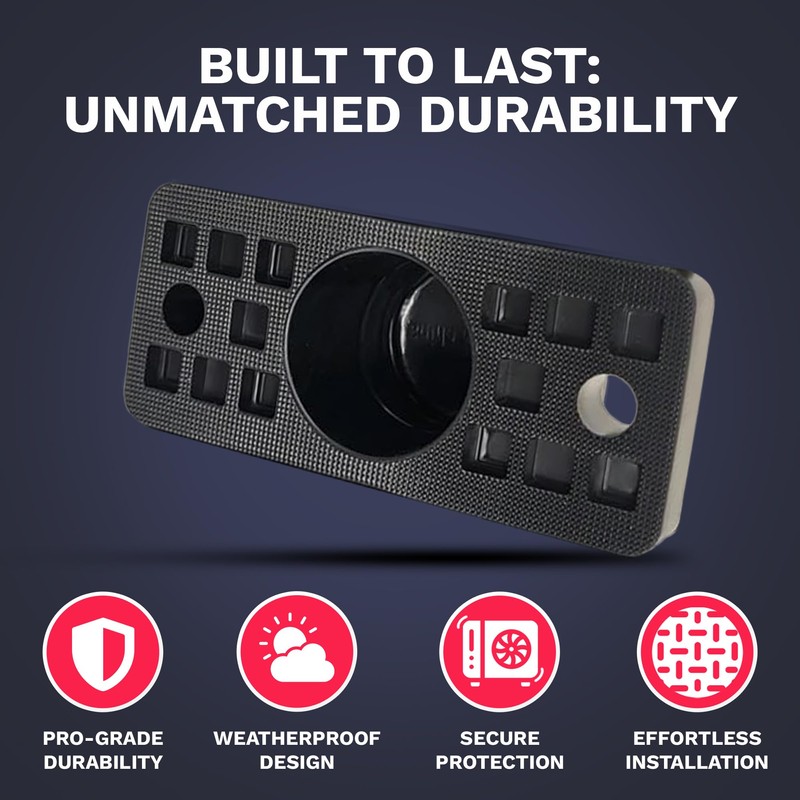 DuctlessAire Rubber Vibration Isolation Mounts - Anti Shaking Mount for