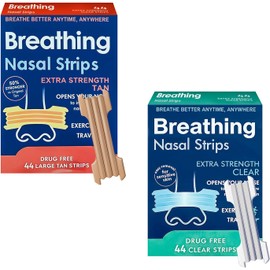 88 Pcs para Respirar Mejor,Alivio Instantáneo de Congestión Nasal.