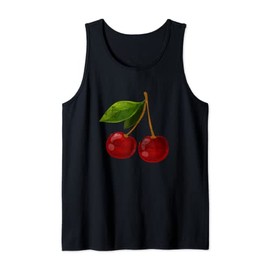 Cute Cherry Design Cherries Fruit Lover Farming Berry Tank Top