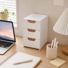 Mini 3-Drawer Desk Organizer for Small Items – Compact Storage