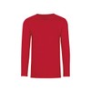 Trigema Trigema Mädchen Langarm-Shirt-T-shirt Bambina, Rosso (kirsch 036), 6 anni