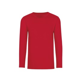 Trigema Trigema Mädchen Langarm-Shirt-T-shirt Bambina, Rosso (kirsch 036), 6 anni