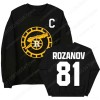 Cross-Border European Size Llya Rozanov 81 Intense Competition Crew Neck