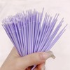 100-Pack Micro Cotton Swabs for Eyelash Extensions | 2mm Cotton