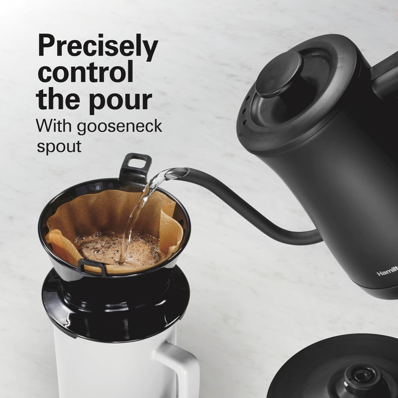 Hamilton Beach Compact 20 oz. / 0.6 Liter Gooseneck Electric