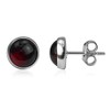 Ian and Valeri Co. Cherry Amber Sterling Silver Round Stud