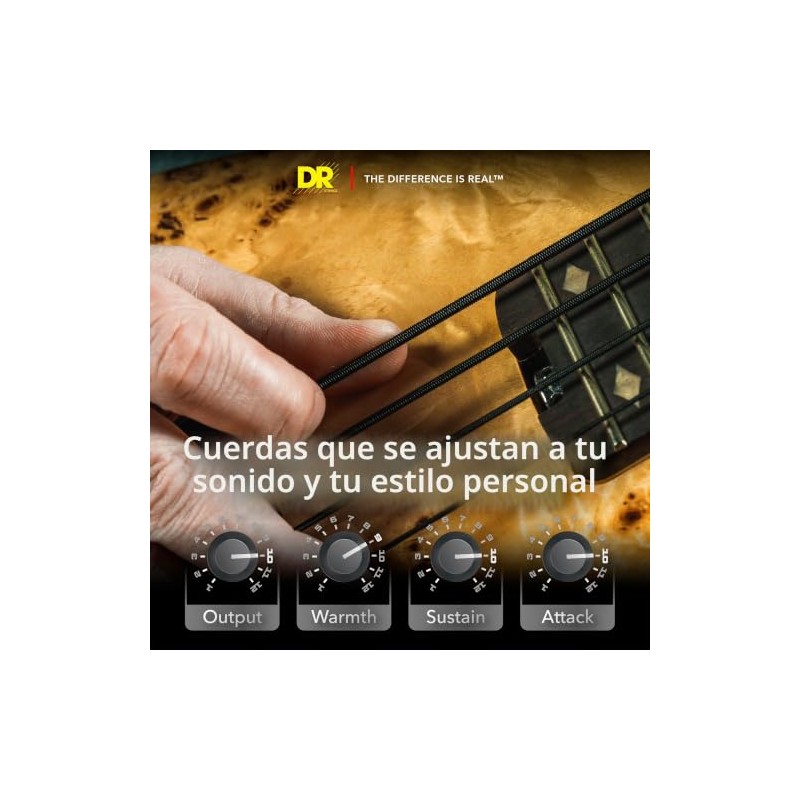 Dr Strings - Black Beauties - Cuerdas para bajo –