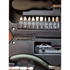 Mr. Moto NEW Mr. Moto 24 Piece Tool Set Kit Hard Storage Case Built-in Flashlight GIFT US