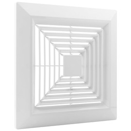 LVOERTUIG 12x12 Bathroom Exhaust Fan Cover With Springs, Bathroom Ceiling Fan Grille, Replacement Parts For Square Ceiling Or Wall (SIZE:12inch)