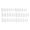ZJchao 360pcs Frosted Nails Tips Coffin Almond en Forma de