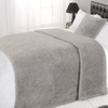 Dreamscene Luxury Waffle Soft Mink Warm Throw Over Sofa Bed