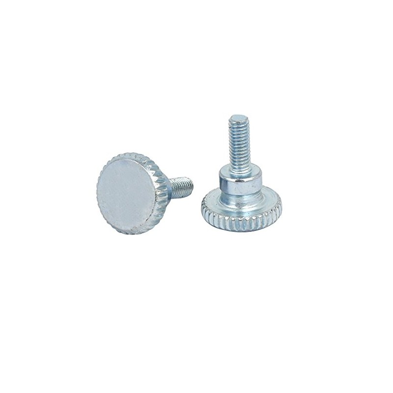 sourcing map Knurled Head Full Thread Knurled Screws Bolts Fasteners