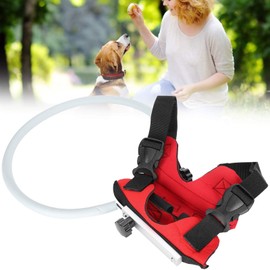 Redxiao Non-Toxic Comfortable Anti-Collision Blind Dog Anti-Collision Ring, Blind Dog Harness Vest, Animal for Cat (MYFZ02 Red, S)
