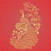 Oriental Peacock Stencil, 6.5 x 10 inch (S) - Chinese