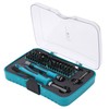 57Pcs Ratchet Screw Set Driver Bits with Socket Handle Manual