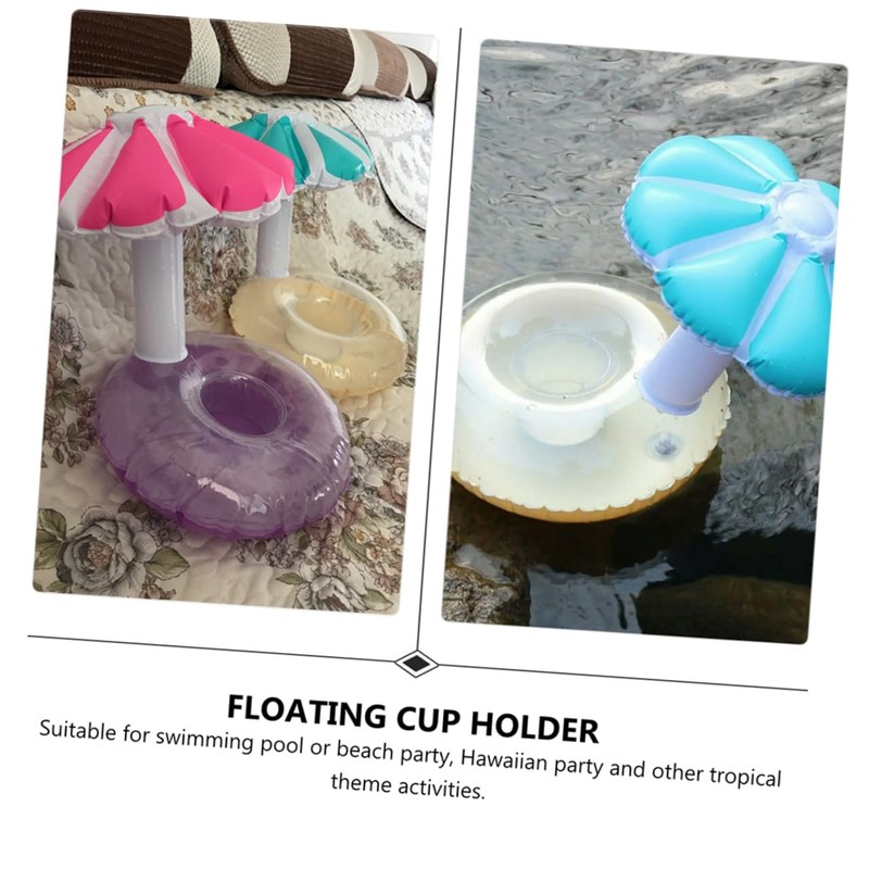 MAGICLULU Inflatable Drink Holders Set for Pool Parties 3pcs PVC