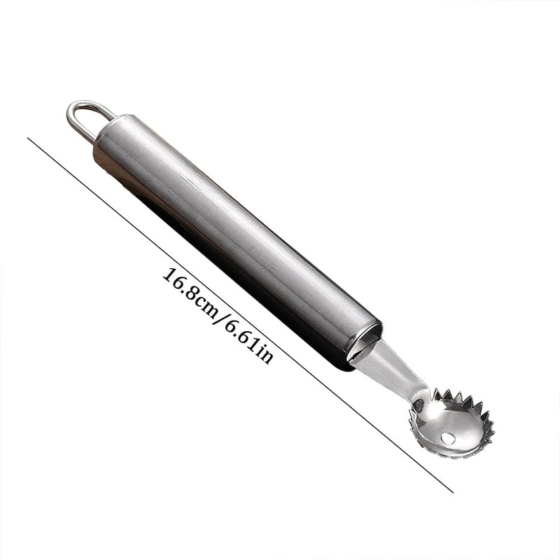 Stainless Steel Strawberry Huller, silver Multi Function Strawberry Huller and