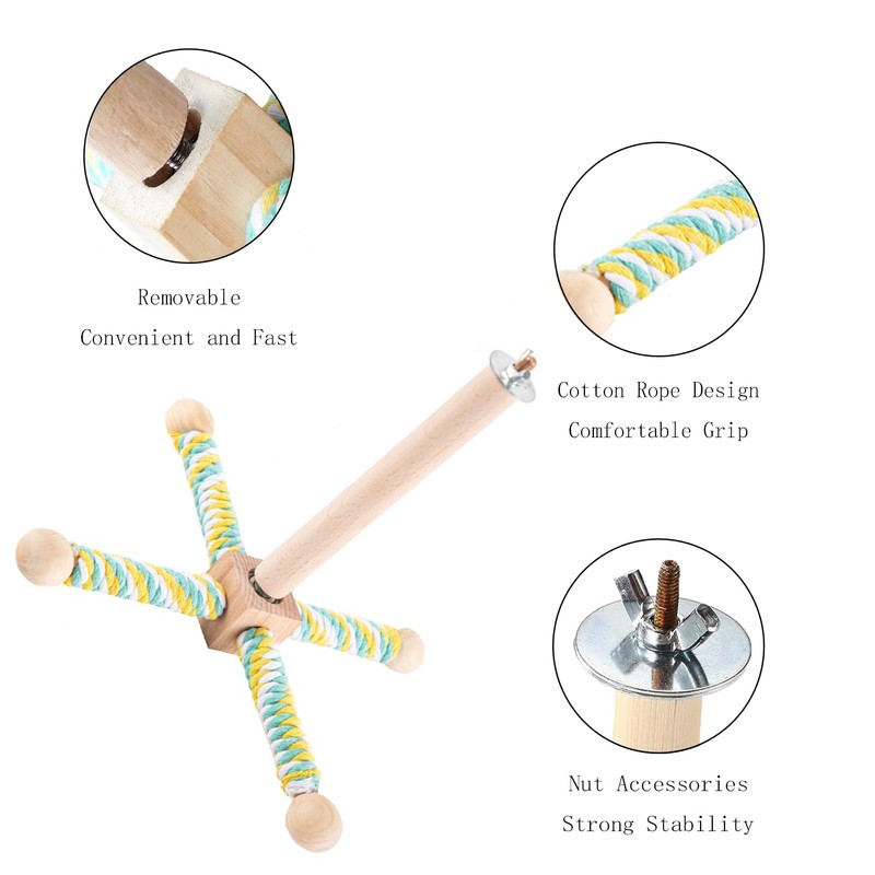360° Rotating Bird Toy, Rotating Bird Perch, Parrot Toy, Bird