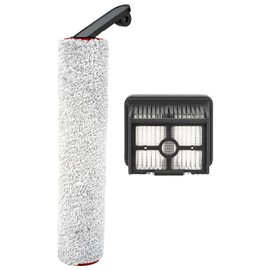 (2 Pack) H12 Pro Replacement Brush Rollers and HEPA Filters Compatible with Dreame H12 Pro/ H12 Dual Cordless Wet and Dry Vacuum Cleaner, Accessories Kit, 1 Brush Roller, 1 HEPA Filter