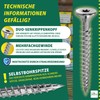 Jet-Fast Premium Universal Screws 3.5 x 16 mm, Pack of