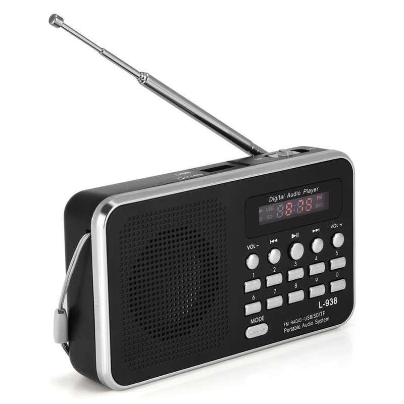 Portable Digital Audio Player HiFi Music Speaker Support FM Radio
