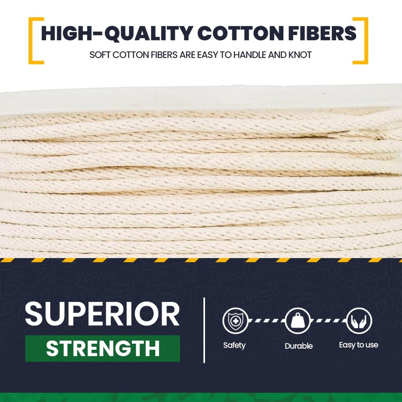 SGT KNOTS Cotton Sash Cord - All Purpose Rope for