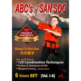 ABC'S of SAN SOO Kung Fu -Vol-1, 2, 3, 4, 5 & 6  (6 Vol Set) by GM Bill Lasiter
