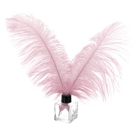 PATIKIL Pack of 30 Natural Ostrich Feathers Wholesale 10-12 Inch / 25-30 cm Large Ostrich Feathers for Crafts, Home Decoration, Wedding Party, Vase Decor (Dark Pink)