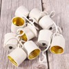 Mobestech 10 Pcs LED Light Bulb Holder E27 Screw in