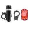 Bike Light Set,Waterproof Headlight Taillight Set Bike Accessory(Black)