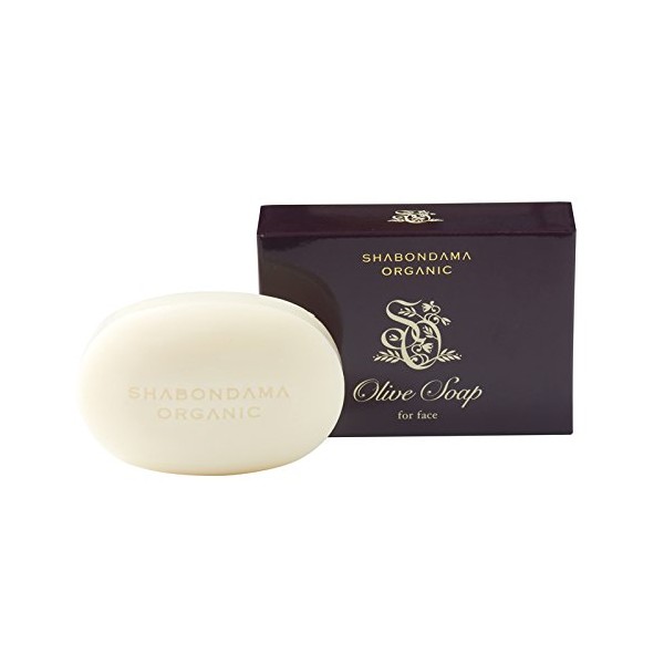 Shabondama Soap, Shabondama Organic Series, Olive Soap (For Facial Cleansing)