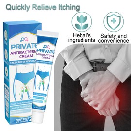 2 Stück Antibakterielle Intimcreme Gegen Juckreiz, Antimykotische Creme für Männer & Frauen, Intimpflege zur Schnellen Linderung & Geruchskontrolle