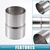X AUTOHAUX Set of 2 Car Exhaust Pipe Reducer 2.75