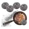 Mafab Set 4 Fibra Metálica Espiral Para Lavar Trastes Cocina