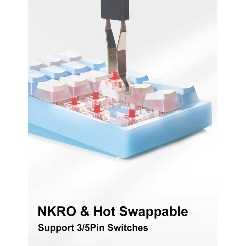 LINKEET Tri-Mode Mechanical Numpad & External Hard Drive Enclosure