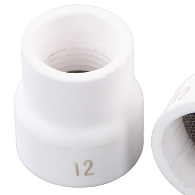 6PCS Torch Adapter Kit Ceramic Red Copper Welding Torch Mount