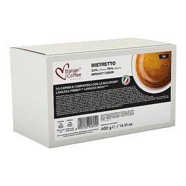 ITALIAN COFFEE FOR ESPRESSO LOVERS Italian Coffee capsules compatible with RIVO machines (Ristretto, 100)