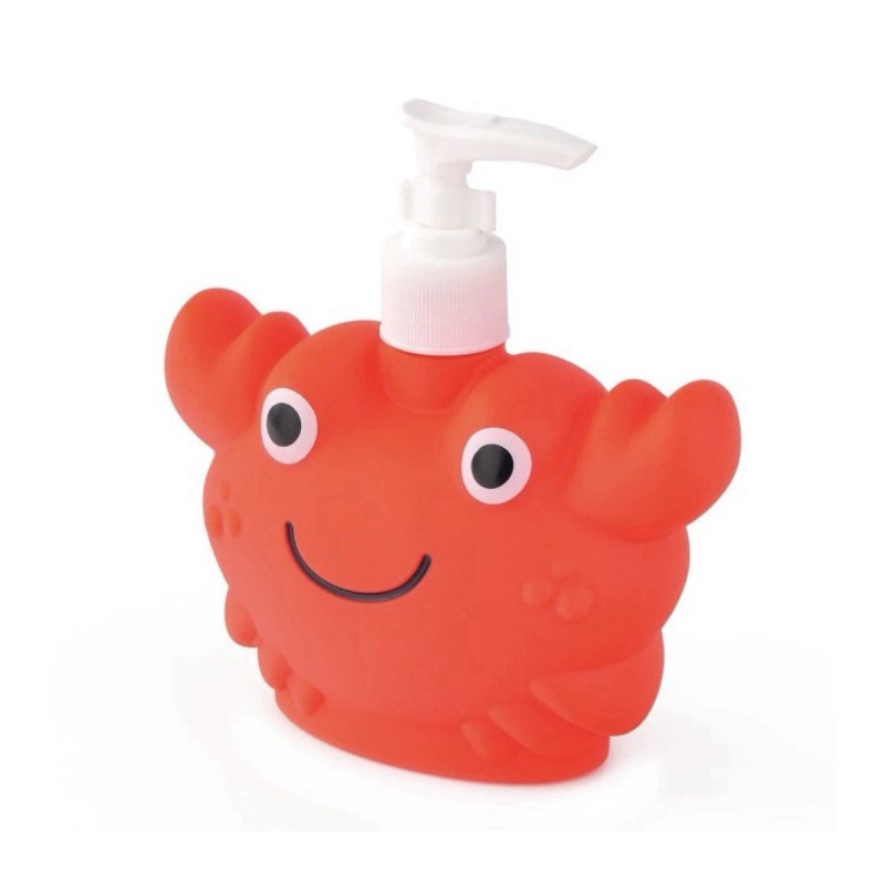 ANKYO 3-pc Red Crab Bathroom Set - Soap Dispenser, Toothpaste