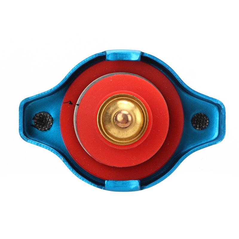Aluminum Alloy Radiator Cap with Temperature Gauge Pressure Adjustment Leakproof