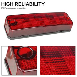 smotrcc Smoked UTV Brake Tail Lights LED Taillights Compatible with Pioneer 520 700 1000 2014-2024,Replace OEM 33700-HL3-A01