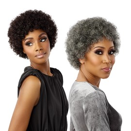 Sensationnel Empire Human hair wig - Salt and Pepper Bliss contouring mesh cap wig - Empire wig Bliss (27 HONEYBLONDE)