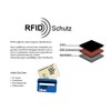 Harrys-Collection Small Handy Wallet Soft Nappa Leather with RFID Protection